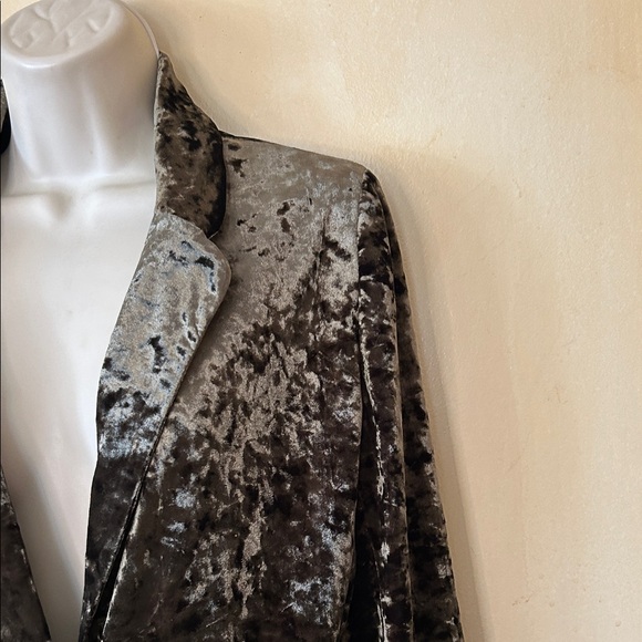 Sanctuary Crushed Velvet Moss Green Blazer size S - Picture 5 of 11